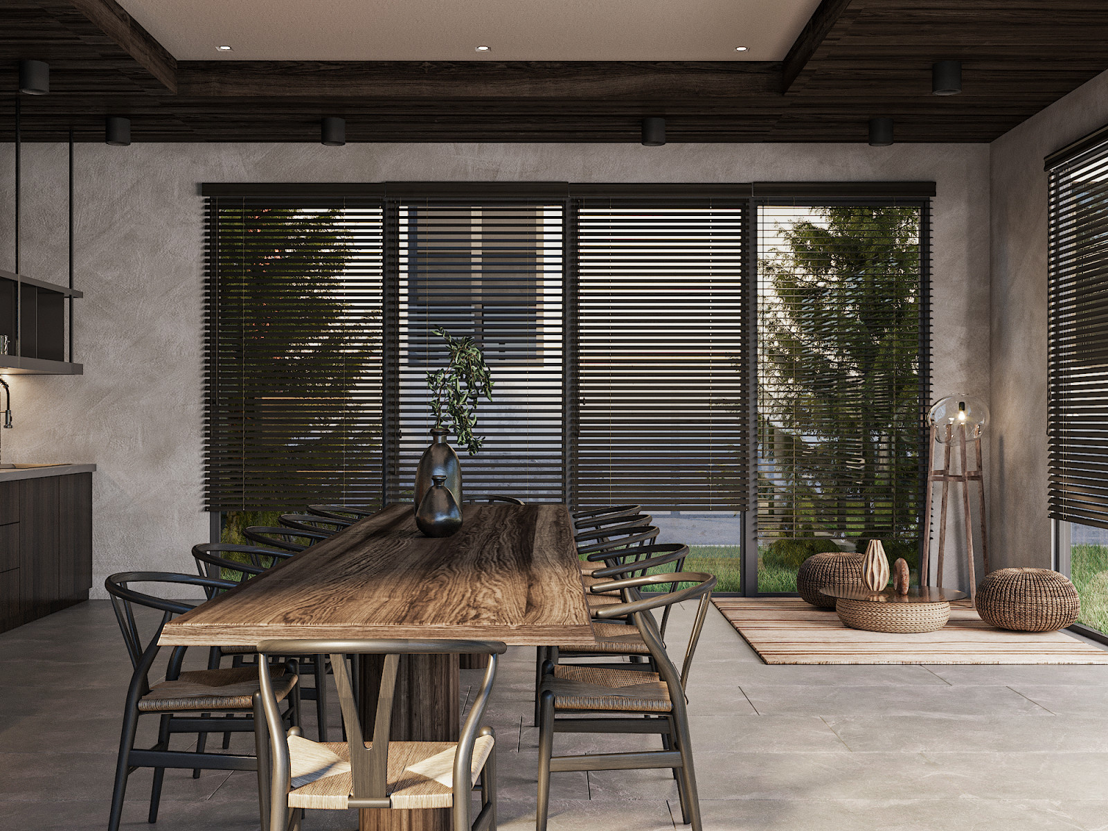Summer kitchen and sitting zone