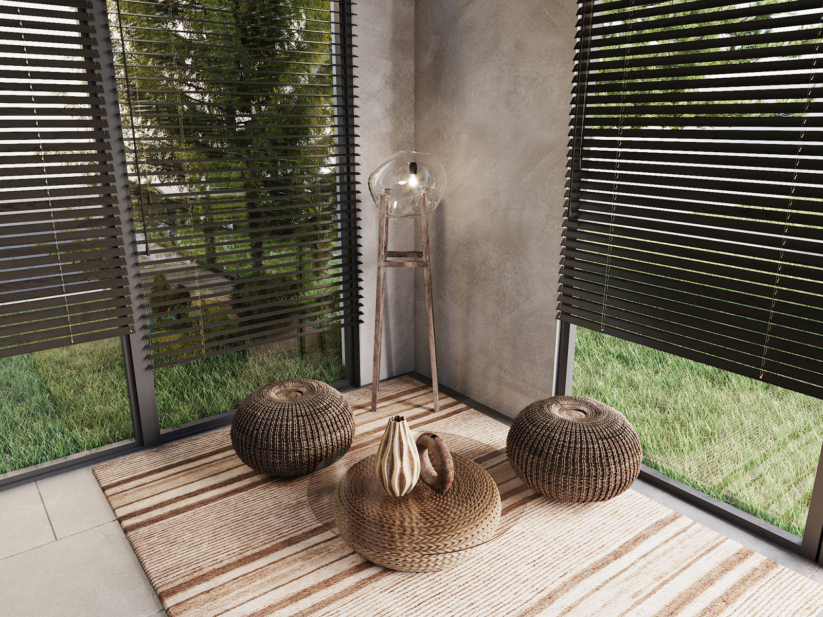 Summer kitchen and sitting zone