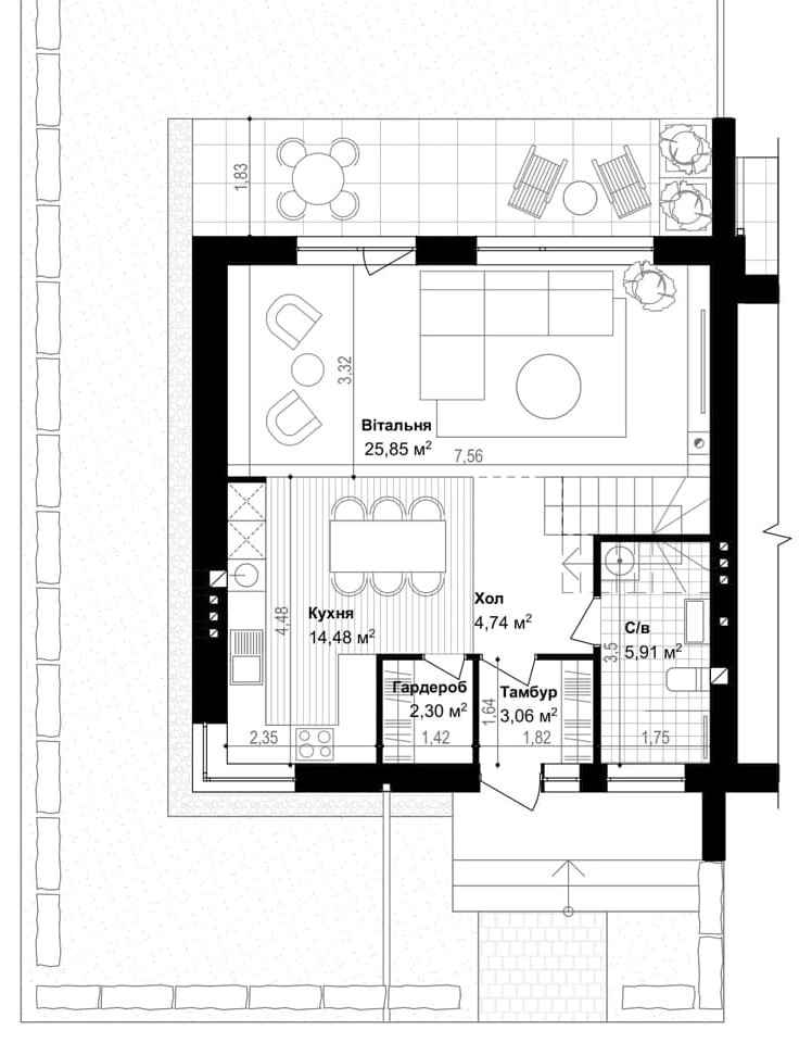 projekt rowehouses