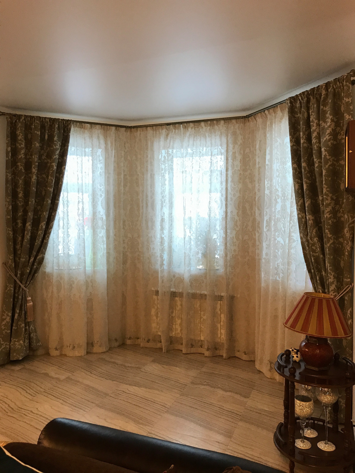 Шторы в дом в КП "Бавария" Ленинградской области
