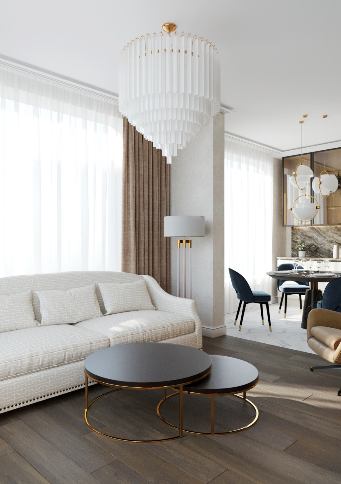 ЖК "RIVERSIDE" 50м2., проект 2021г.