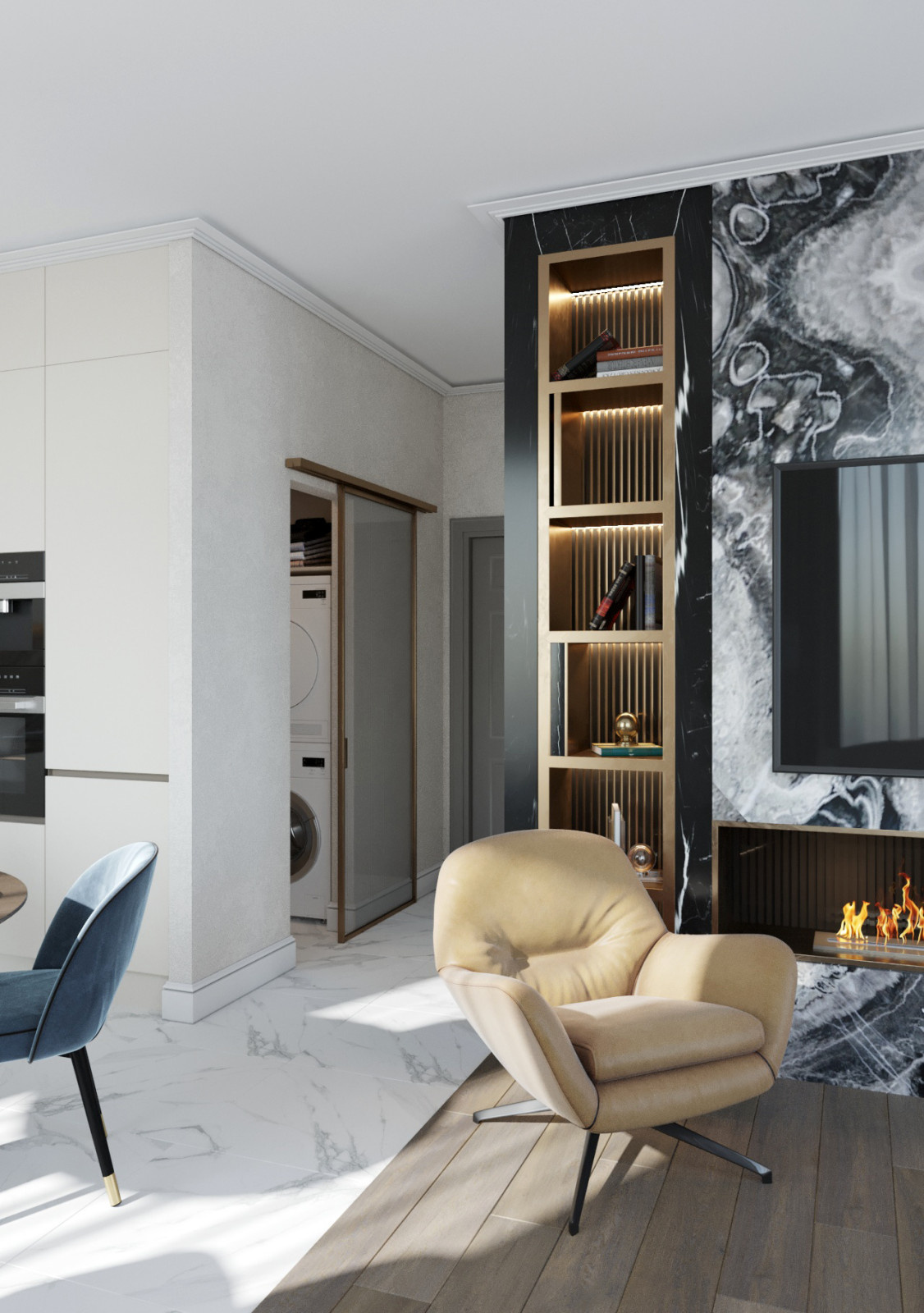 ЖК "RIVERSIDE" 50м2., проект 2021г.