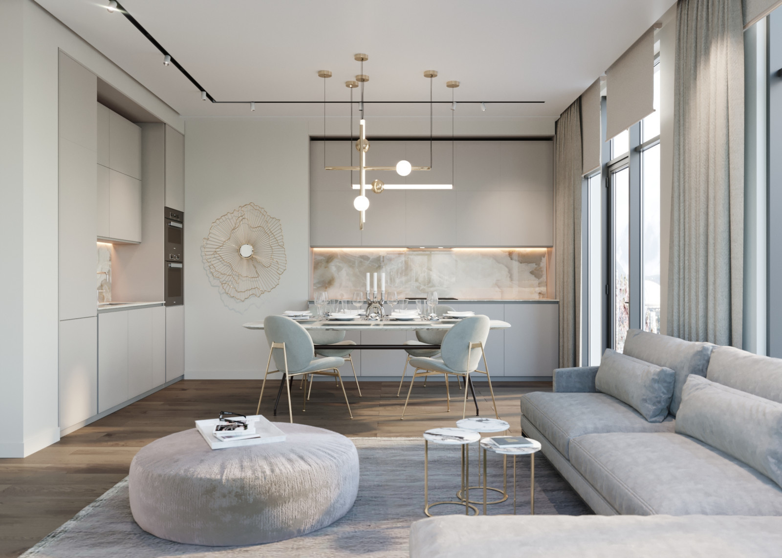Квартира 110 м² в ЖК "Граф Орлов"
