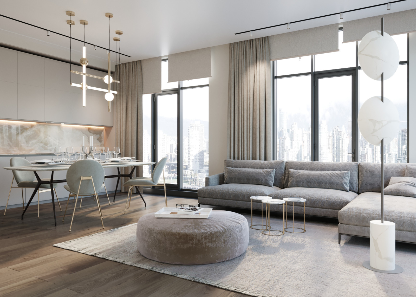 Квартира 110 м² в ЖК "Граф Орлов"
