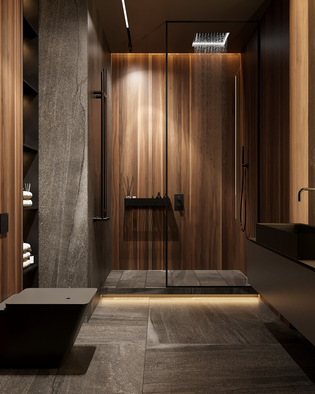 интерьер апартаментов МФК "Neva Towers" 120м2