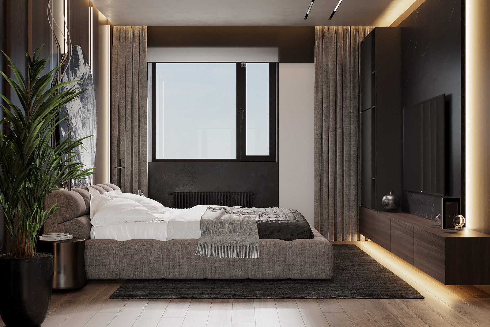 Интерьер квартиры ул. Шмидта 210м2