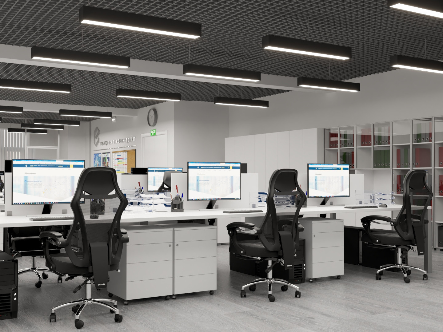 офисы open space в газпроектинжиниринг