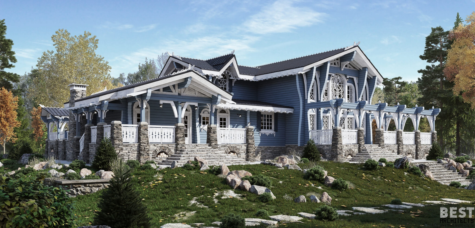 ПРОЕКТ | ЭЛЕГАНТНАЯ РЕЗИДЕНЦИЯ PROJECT | ELEGANT RESIDENCE