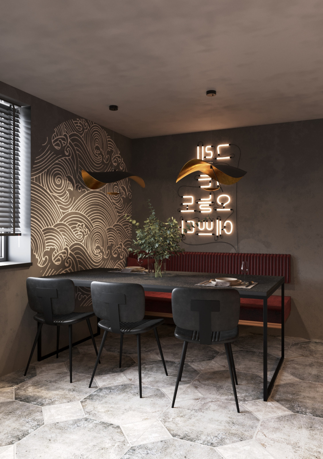 Кафе "SushiGo" 60м2., проект 2021г.