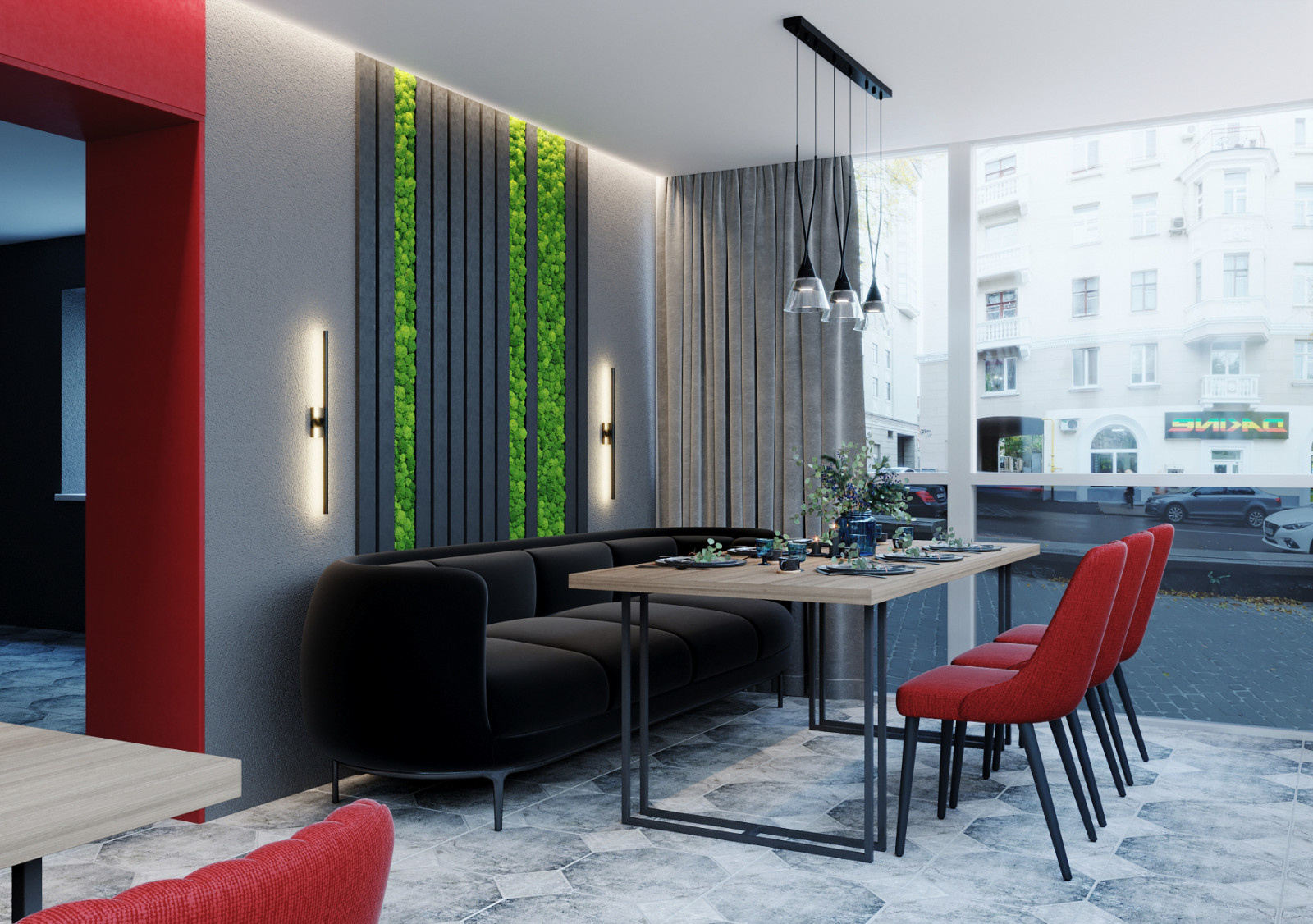 Кафе "SushiGo" 60м2., проект 2021г.