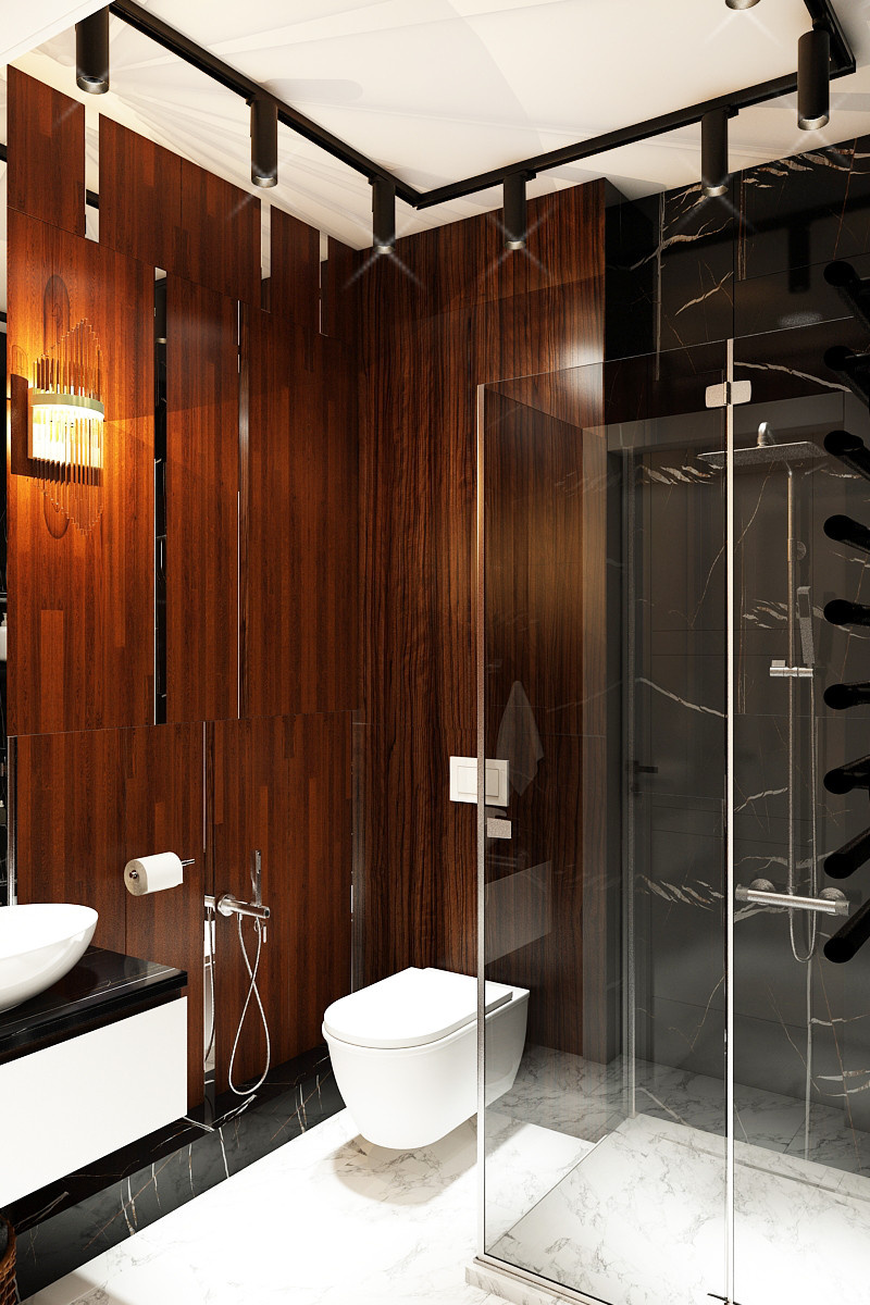 Санузел в таунхаусе
