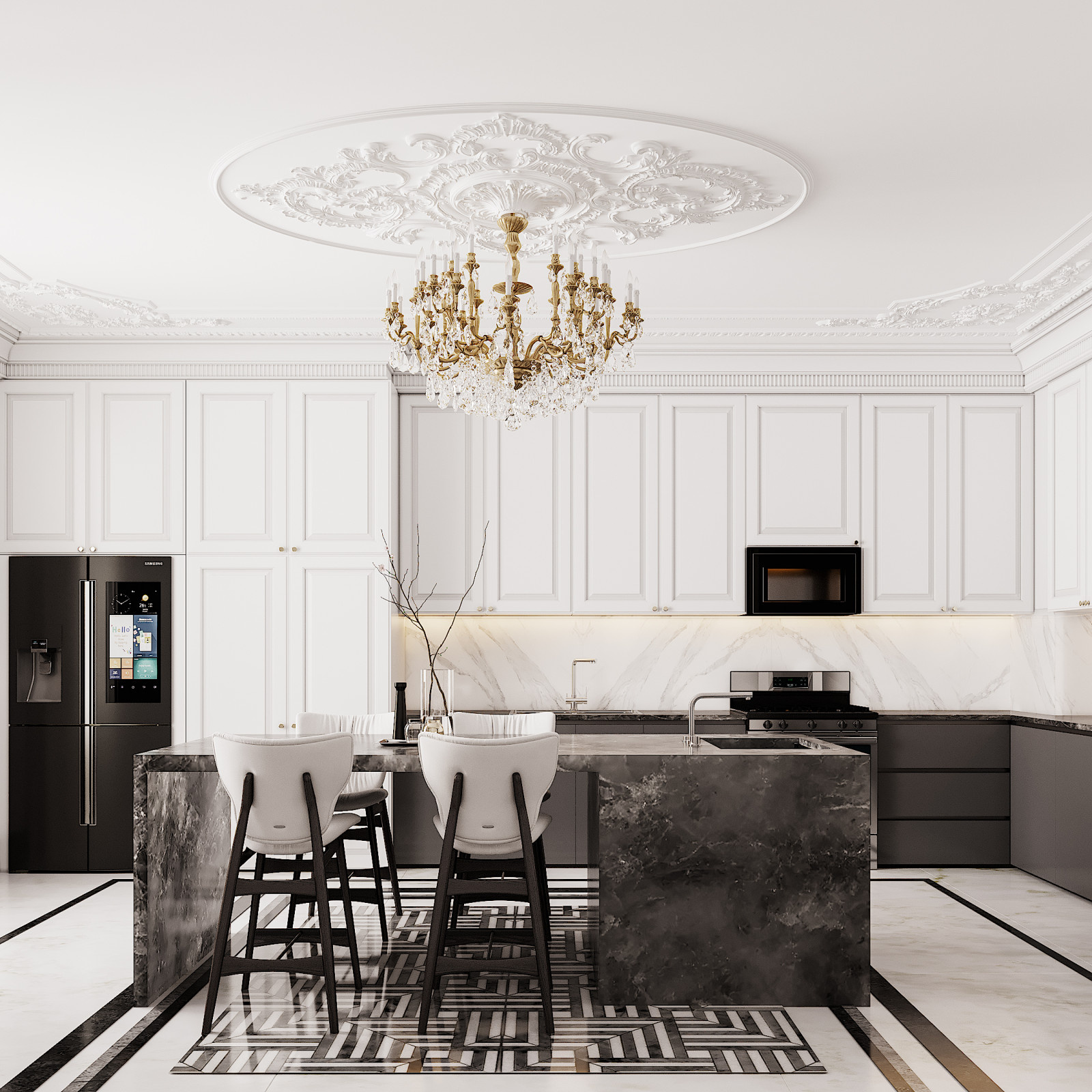 Vahakni Black House Luxury Kitchen