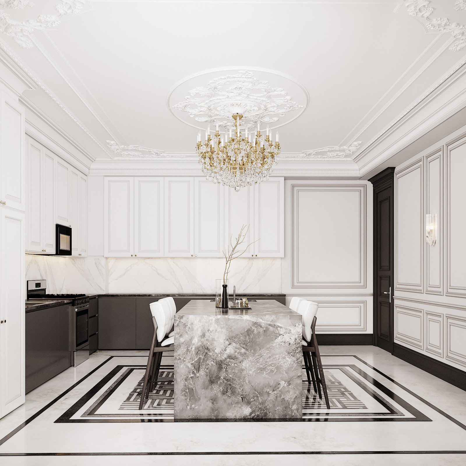 Vahakni Black House Luxury Kitchen