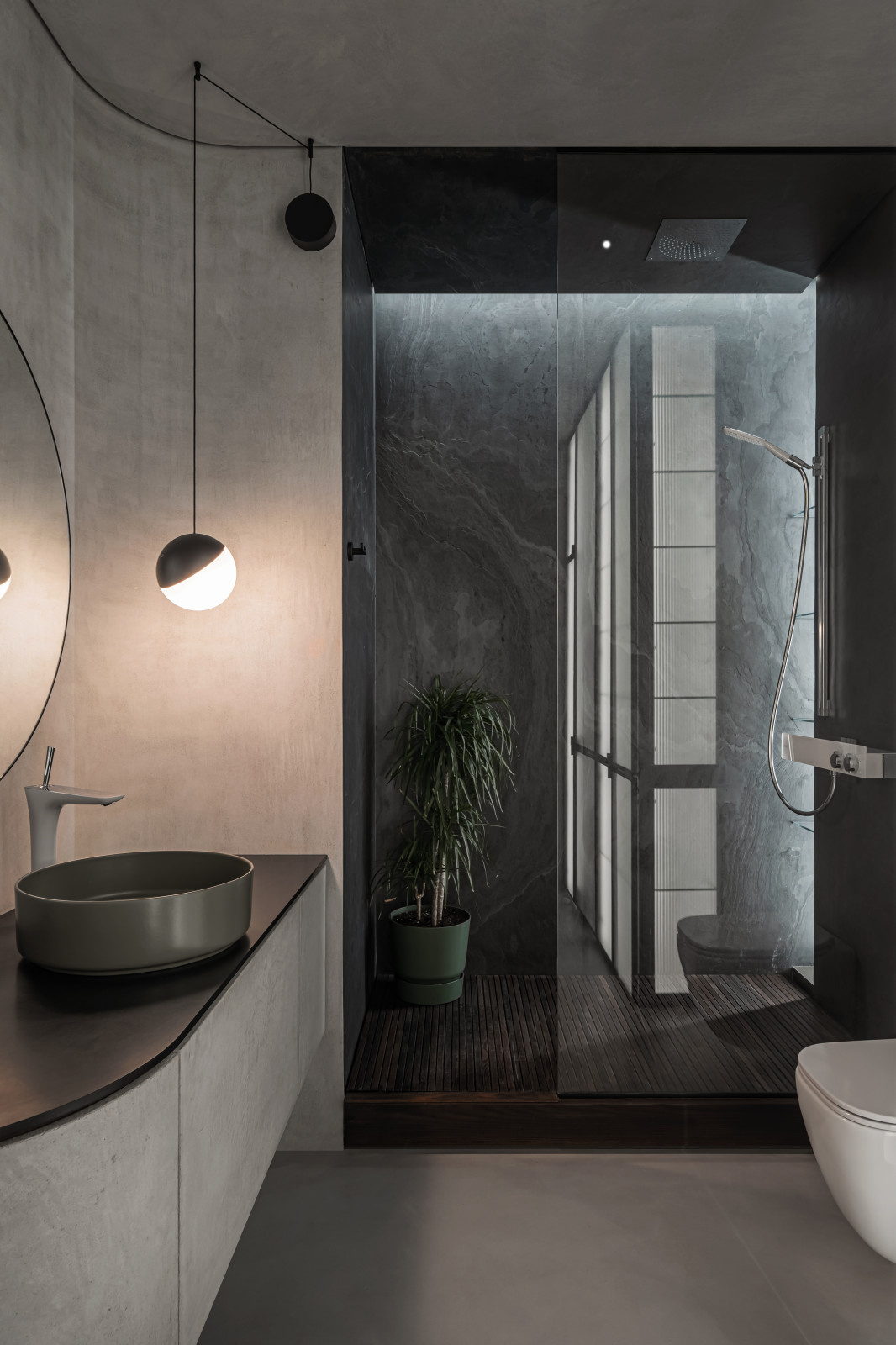 Houzz Украина: Квартира с изгибами и минимумом наполнения