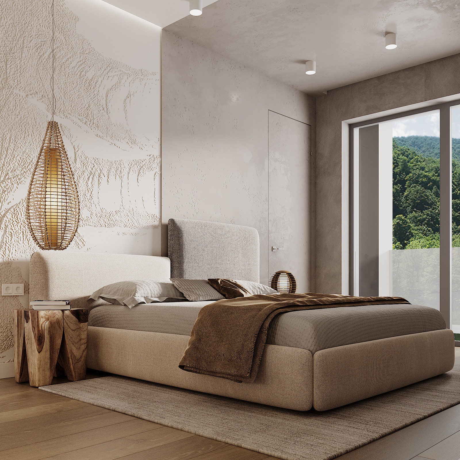 Rustic Style Bedroom