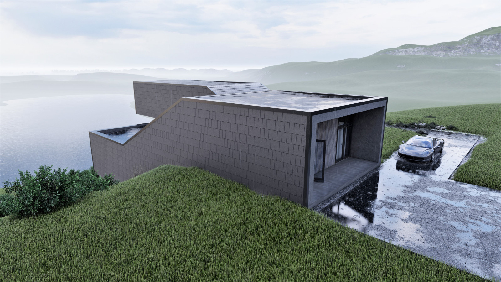 Сurved   house