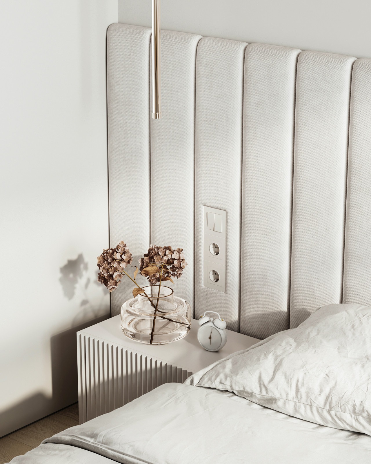 Проект спальной комнаты в ЖК "Сердце города"