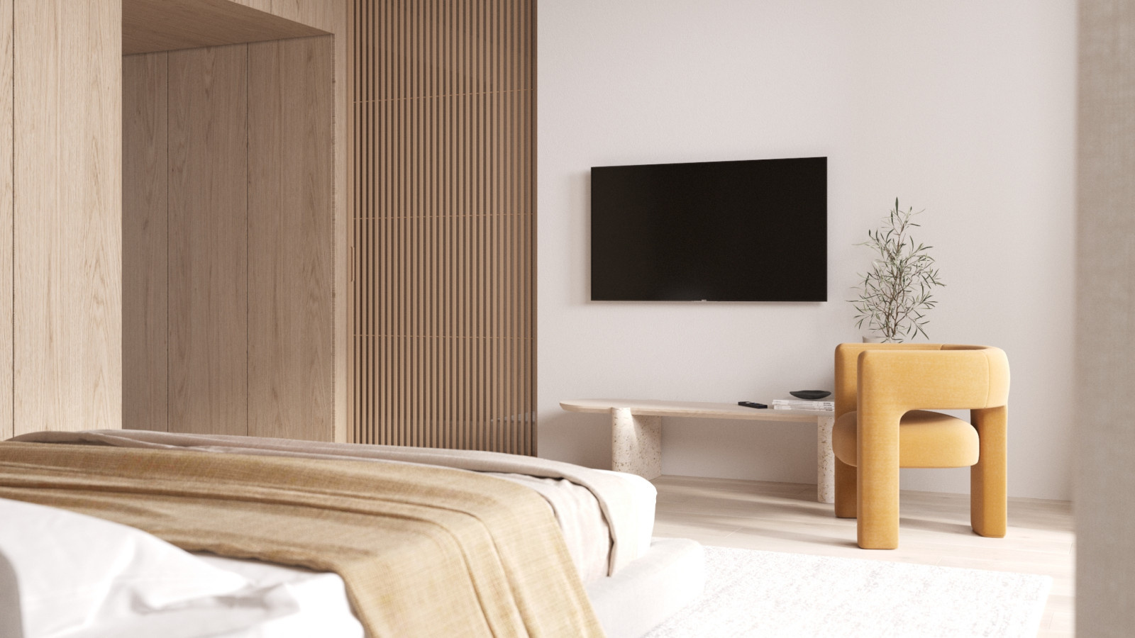 The laconicism through a neutral palette of colours