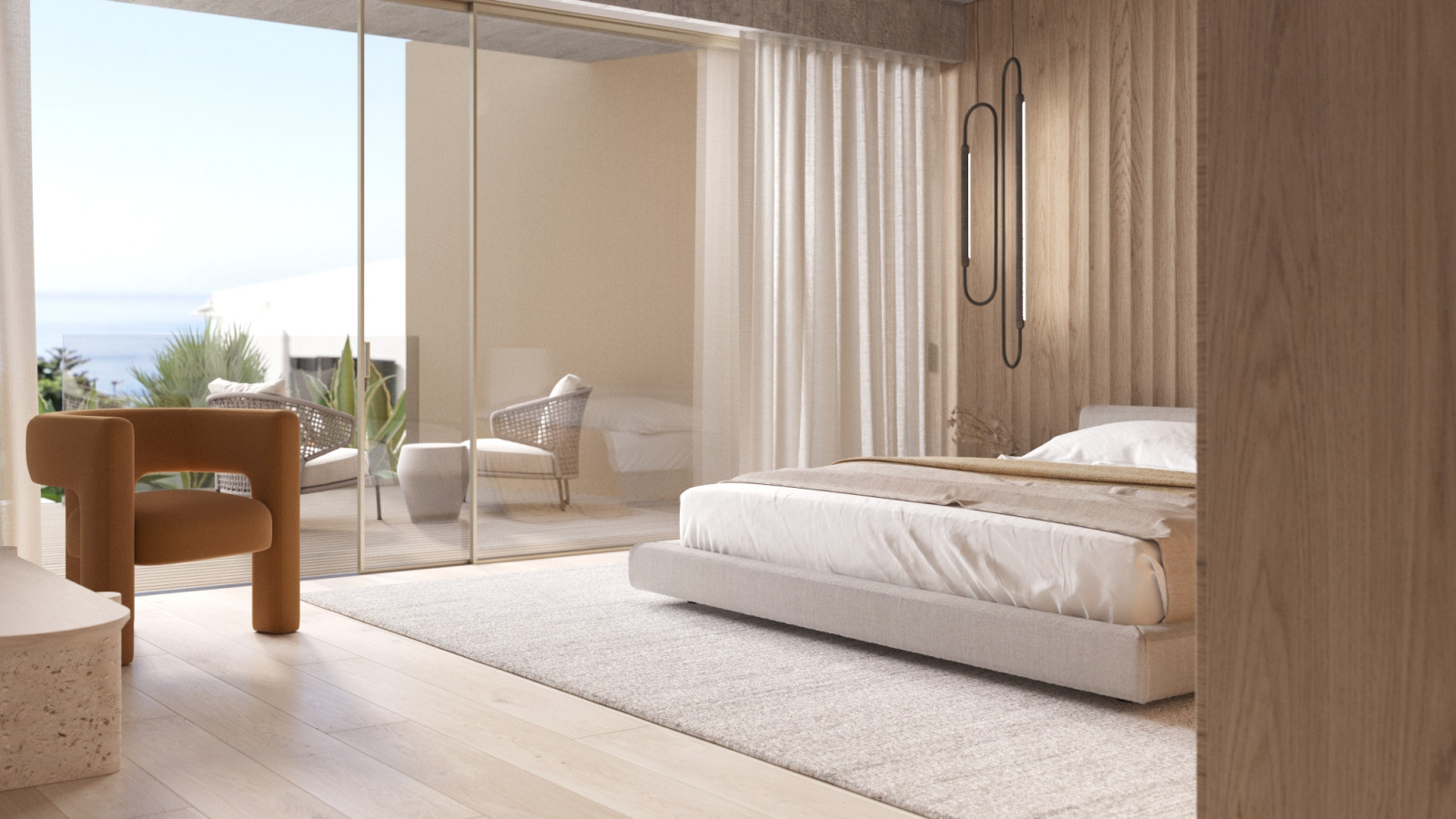 The laconicism through a neutral palette of colours