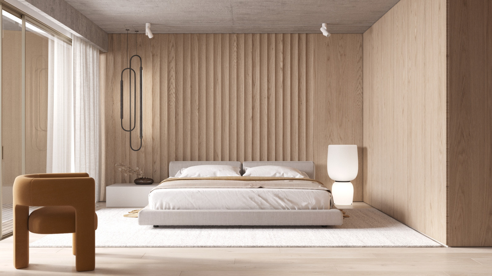 The laconicism through a neutral palette of colours