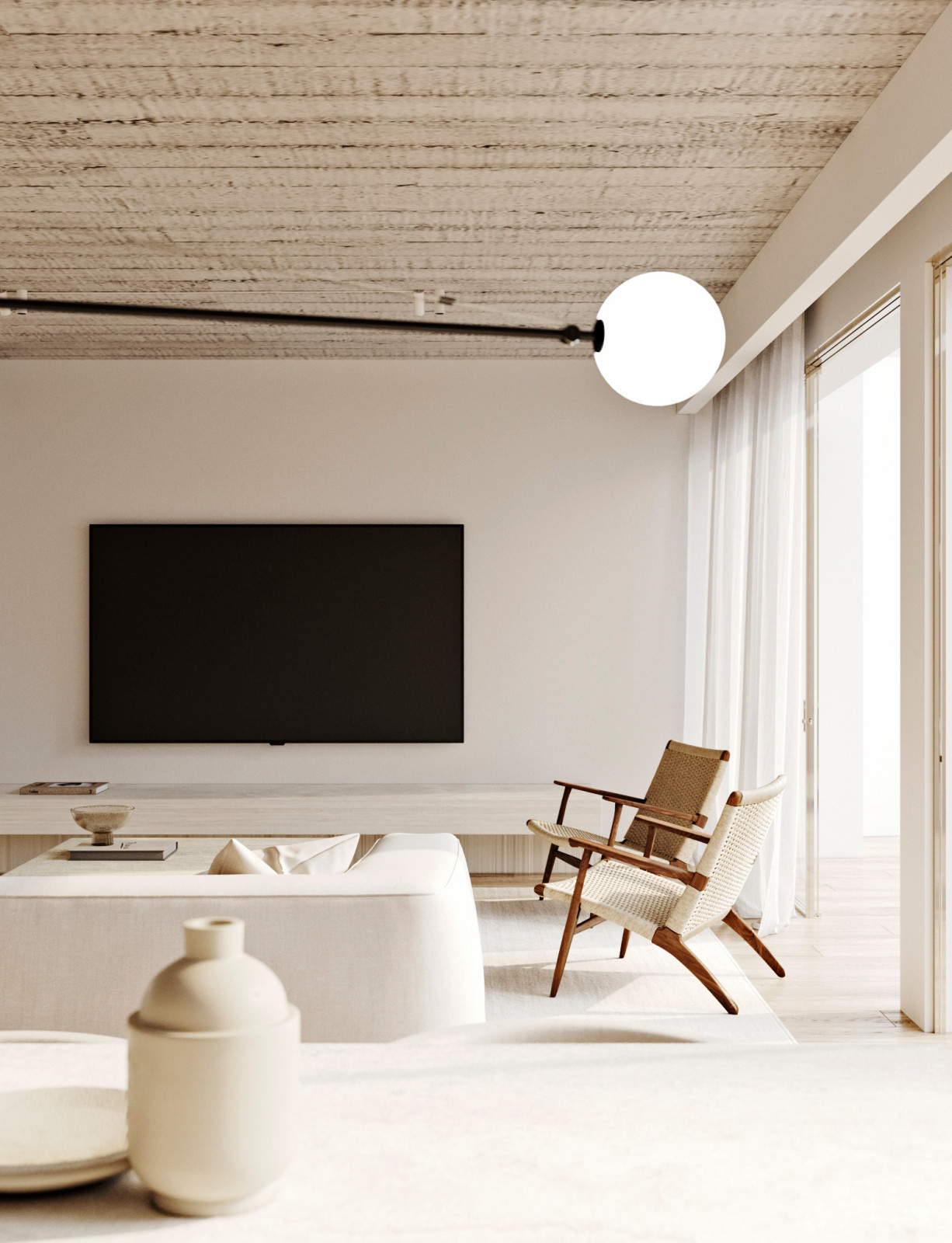 The laconicism through a neutral palette of colours