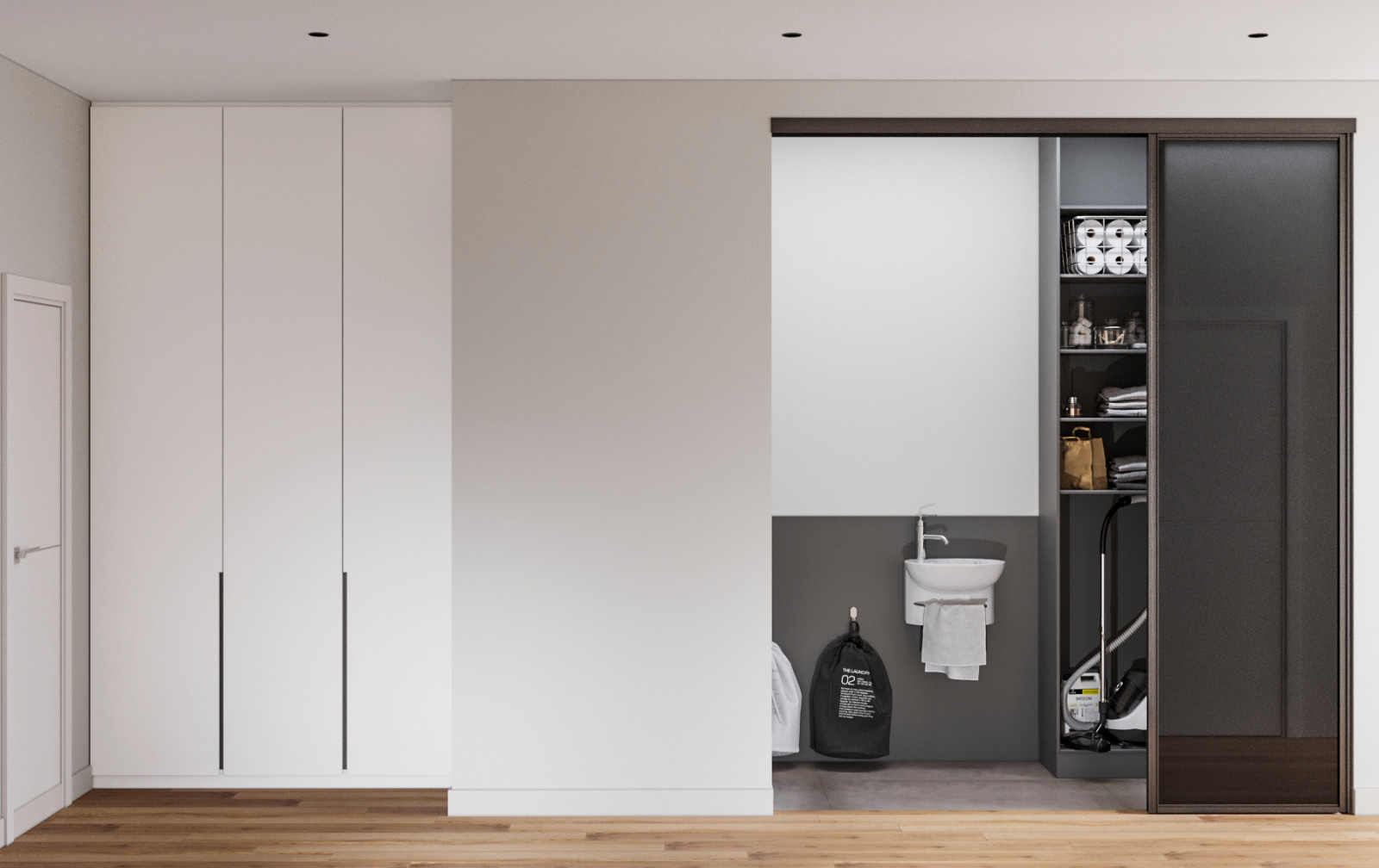 Две объединенные квартиры для большой семьи.