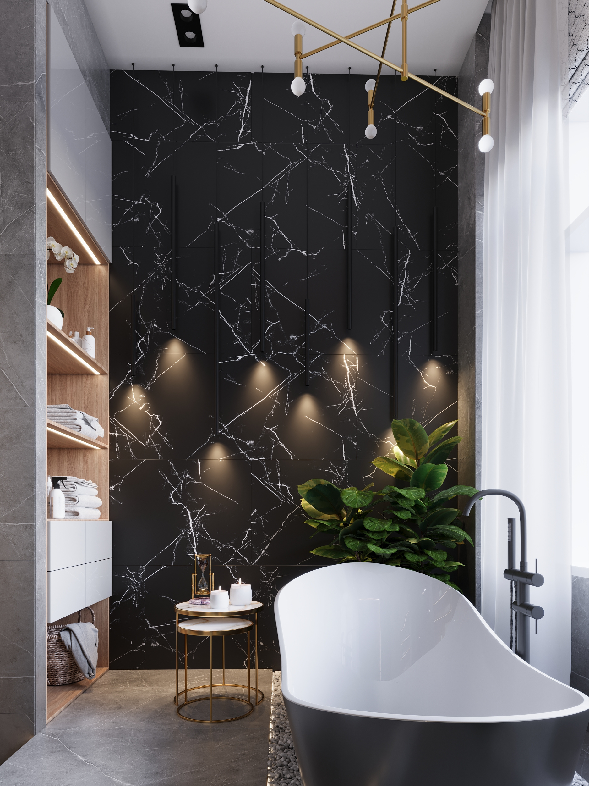 Визуализация санузла в апартаментах