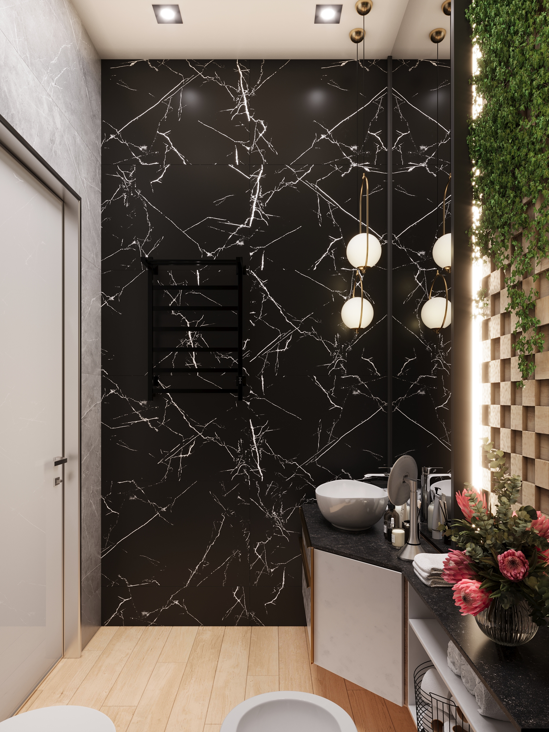 Визуализация санузла в апартаментах