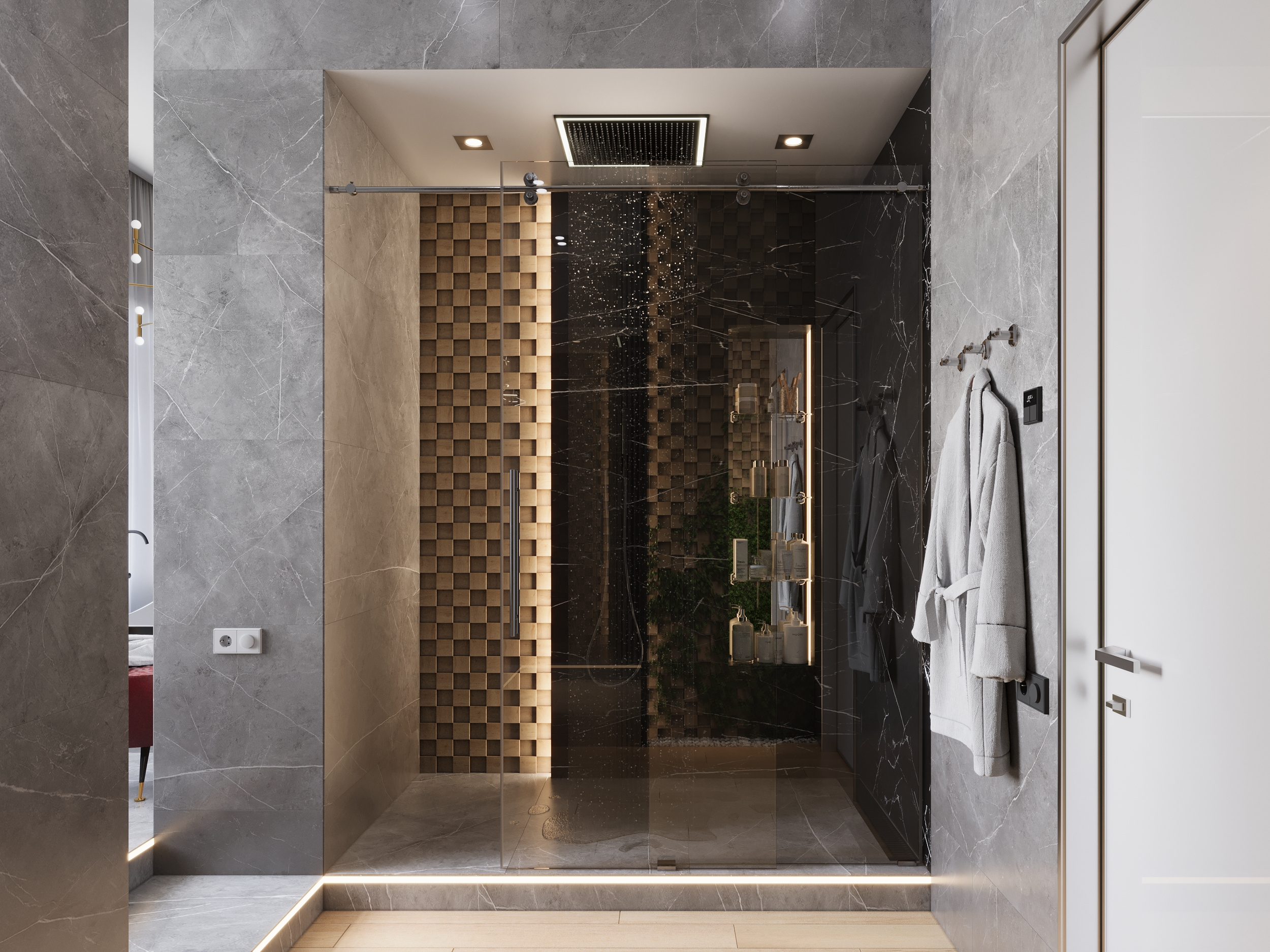 Визуализация санузла в апартаментах