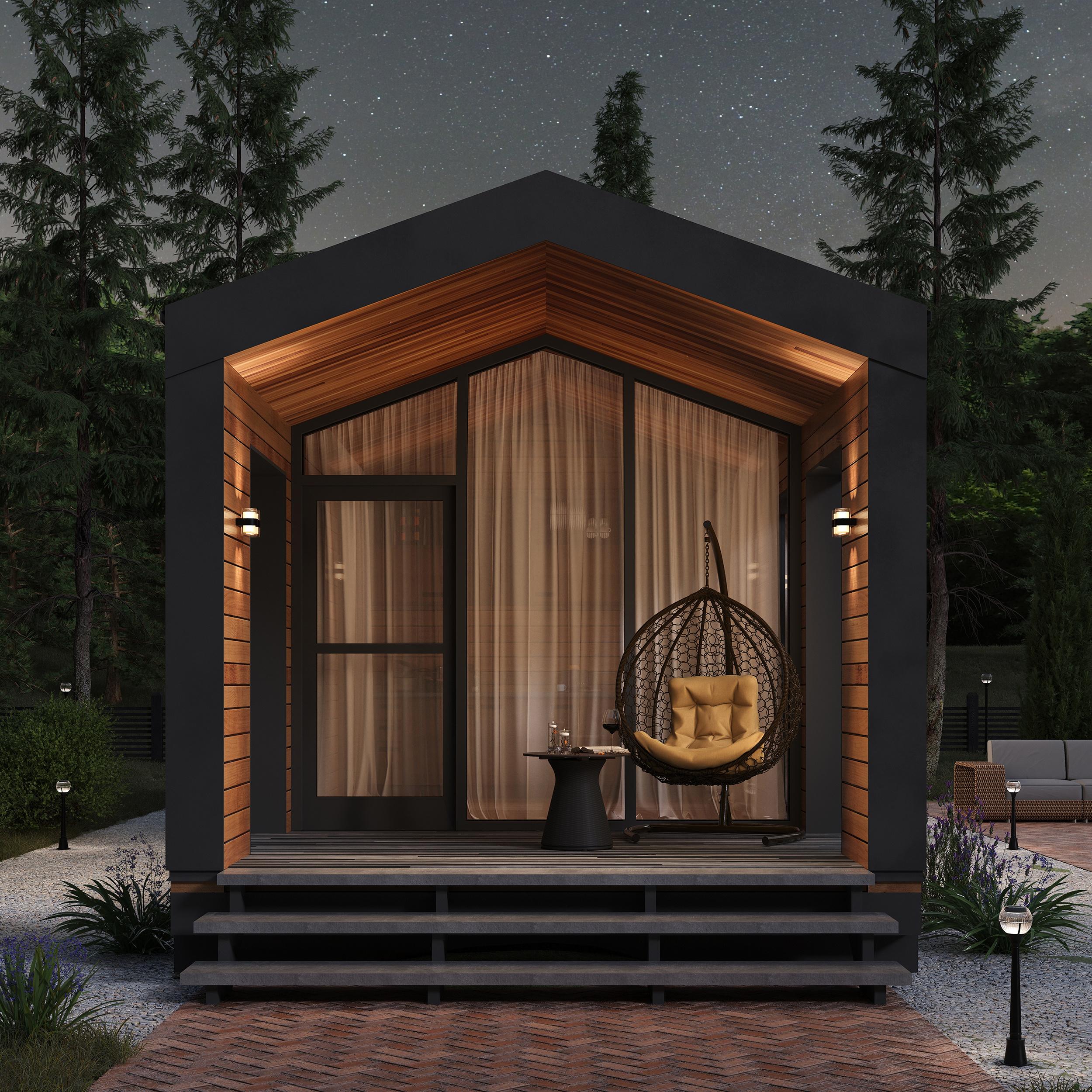 Визуализация барнхауза