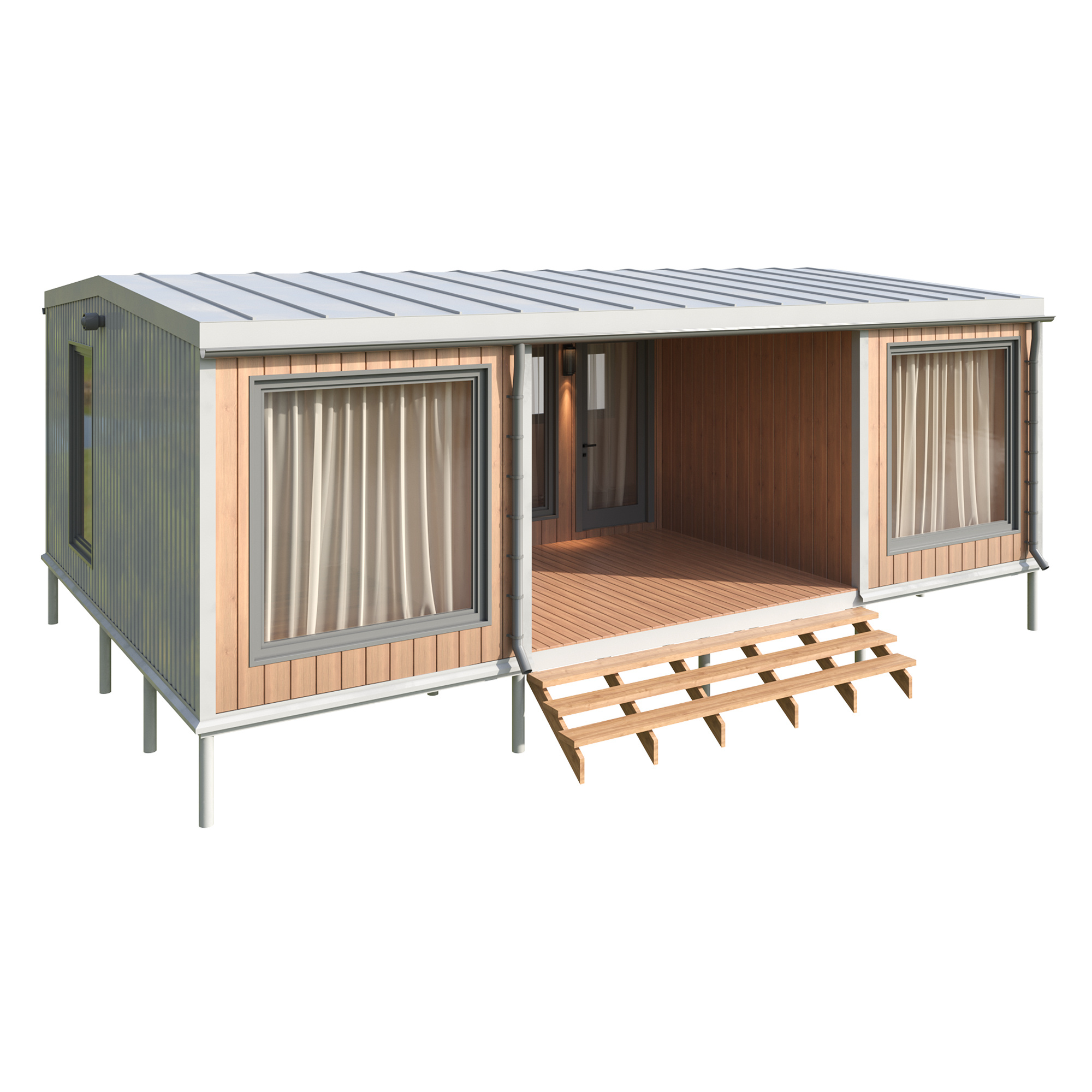 Экстерьерные визуализации модульных домов