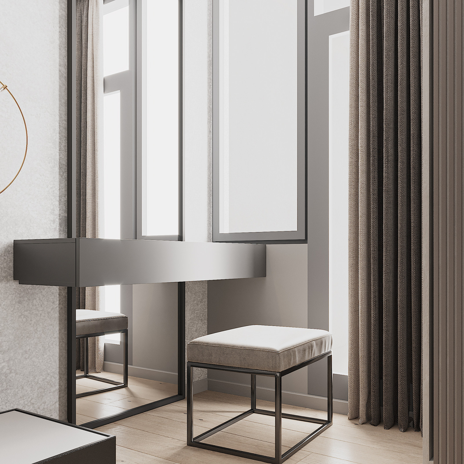 Grey in Bedroom