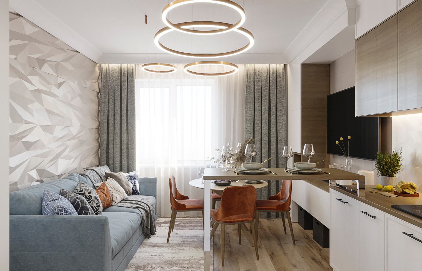 Дизайн проект квартиры в ЖК Family Loft