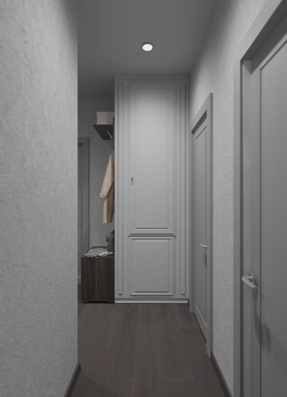 3D визуализация коридора 1