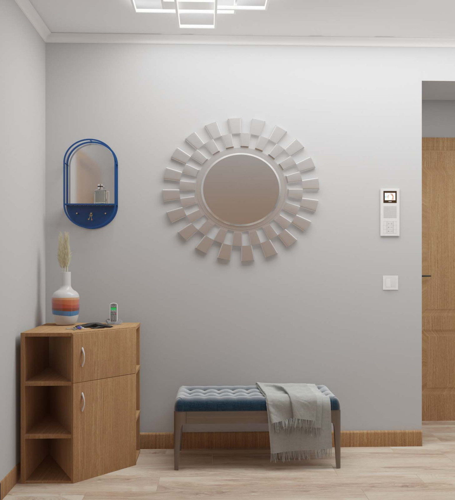 3D визуализация коридора 1