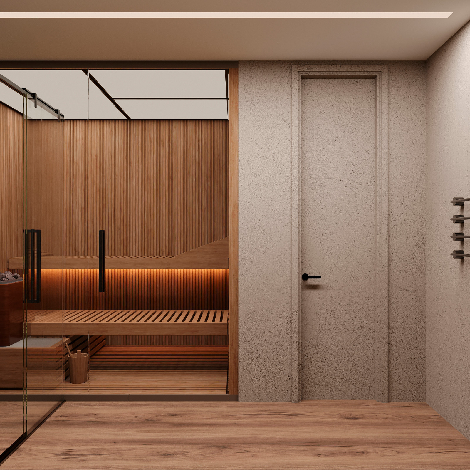 Sauna's steam