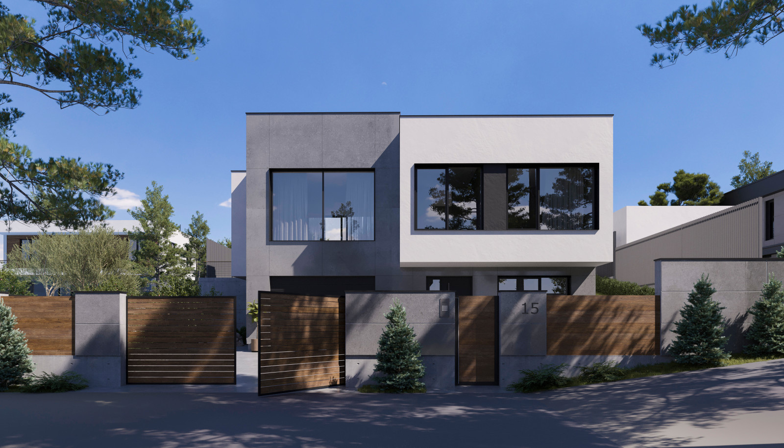 Villa Mamaq. Дом в стиле минимализм в Симферополе