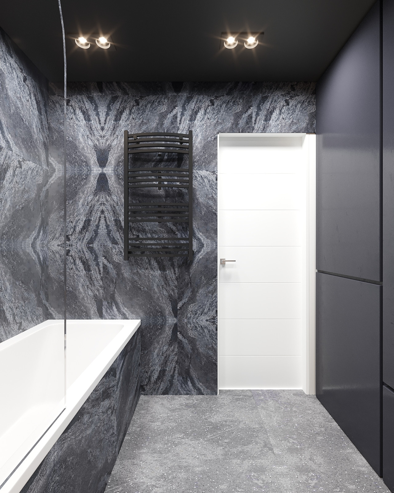 Dark Bathroom