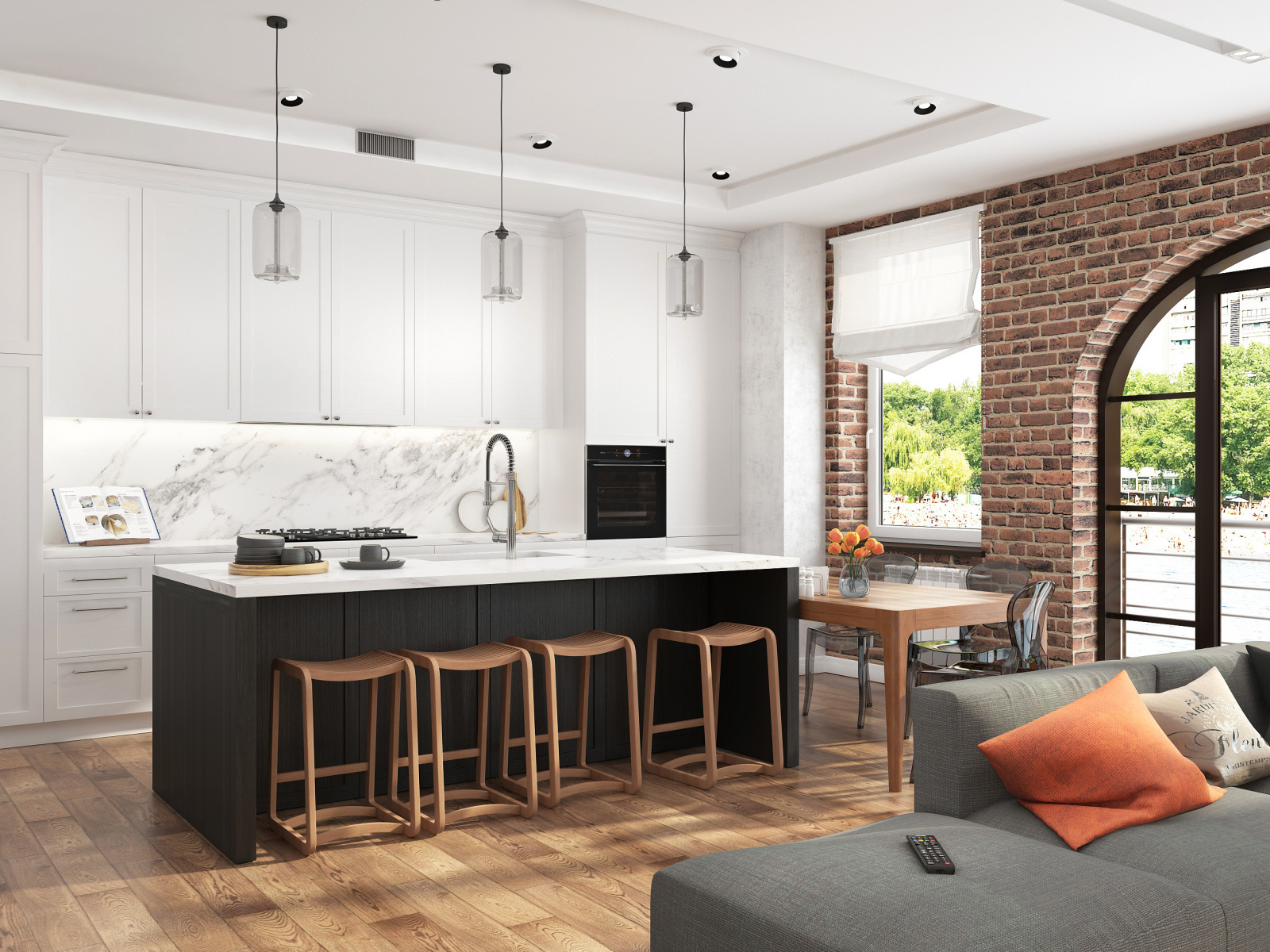 Дизайн-проект квартиры 135 кв.м, г. Тверь