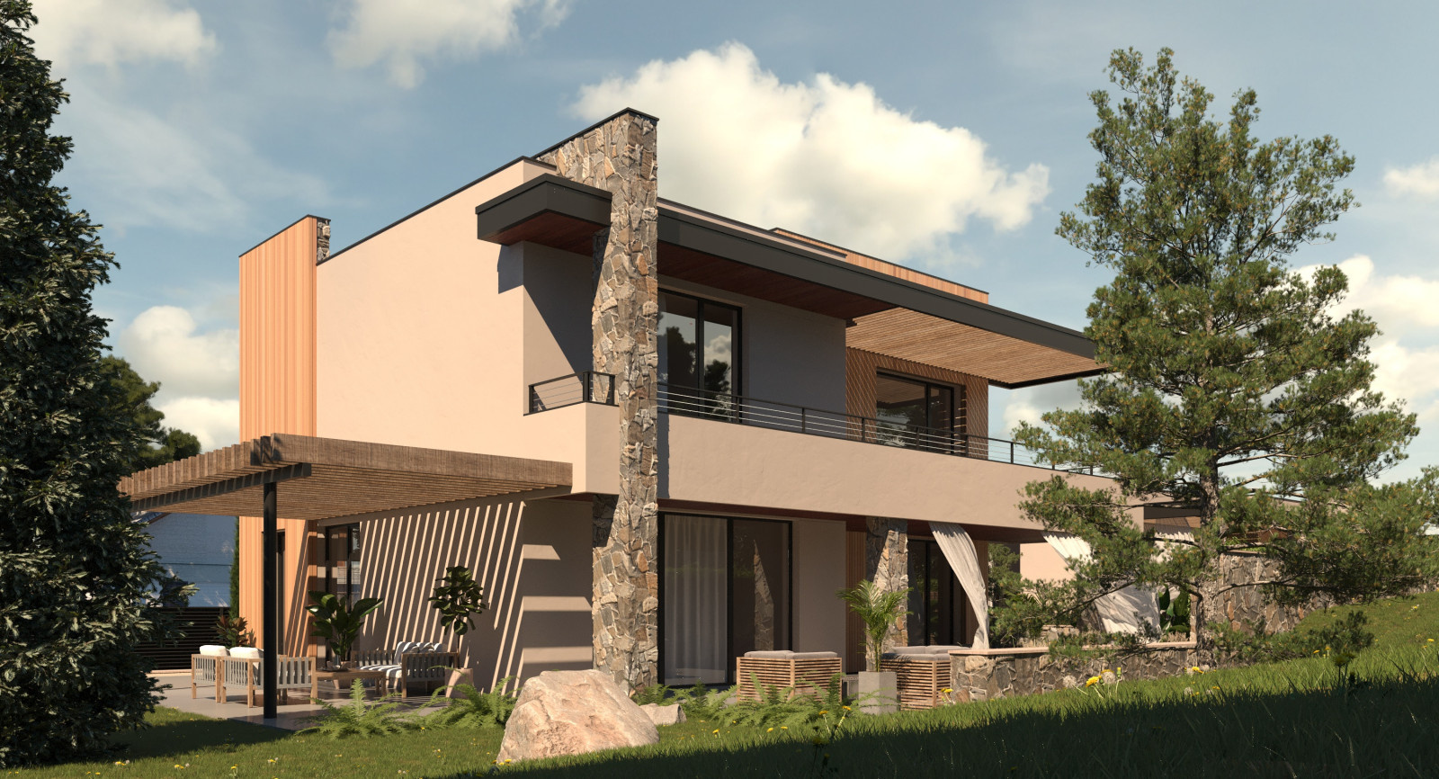 Villa Escondida. Вилла с гостевым домом в Севастополе
