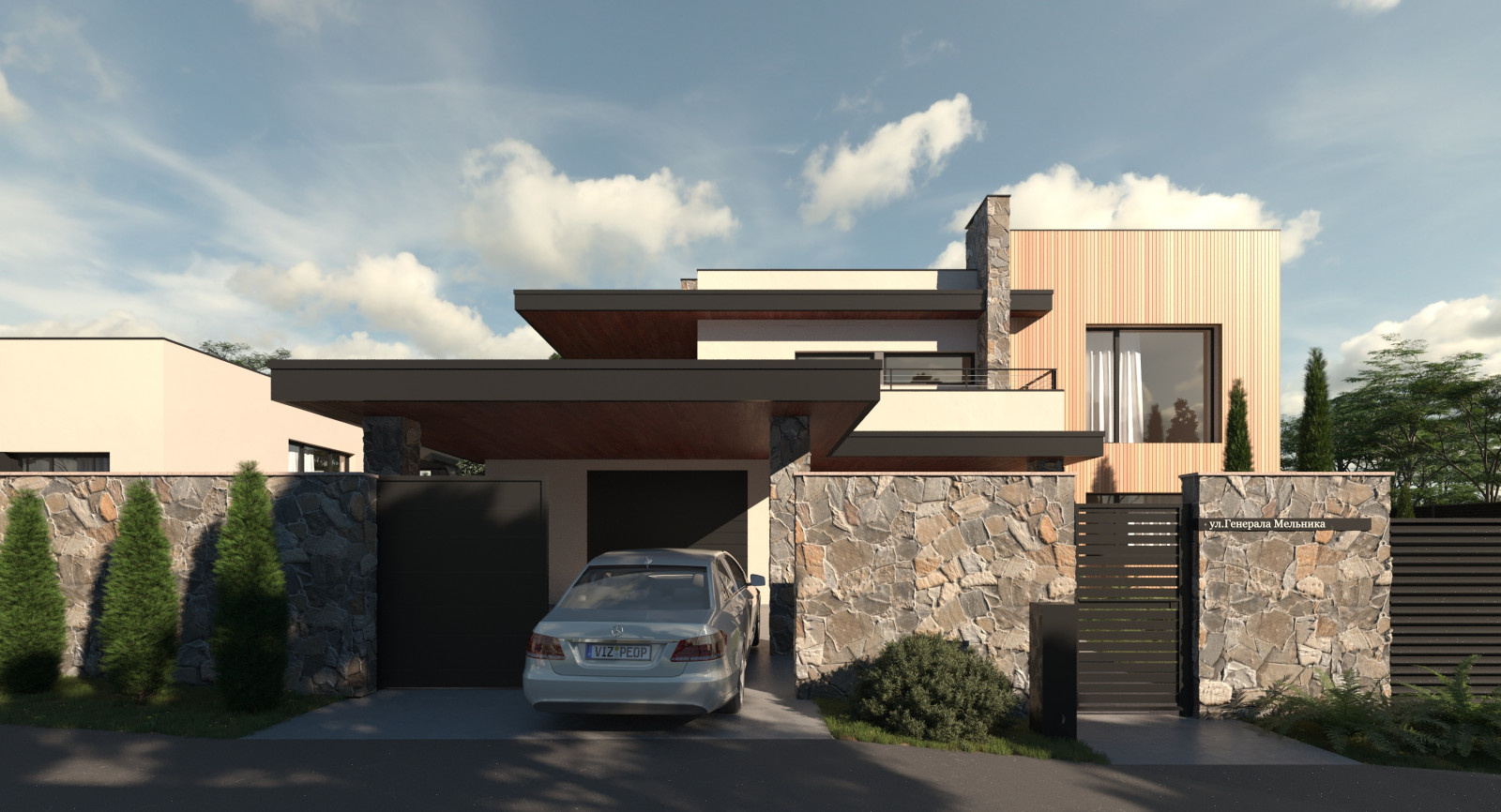 Villa Escondida. Вилла с гостевым домом в Севастополе