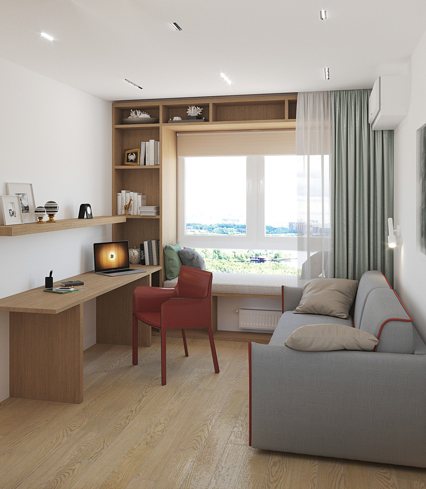 Трехкомнатная квартира в 79.40 м.кв.
