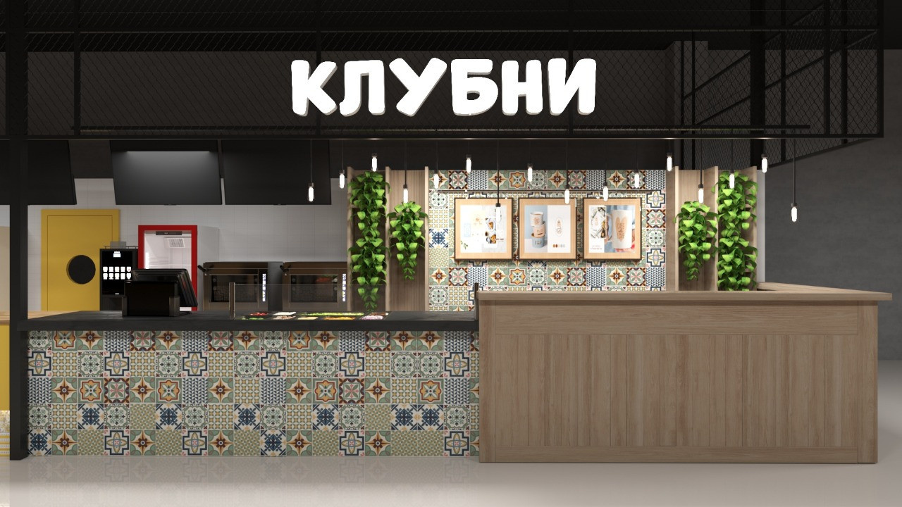 Дизайн корнеров в Гастропарке, ТРЦ "Фокус"