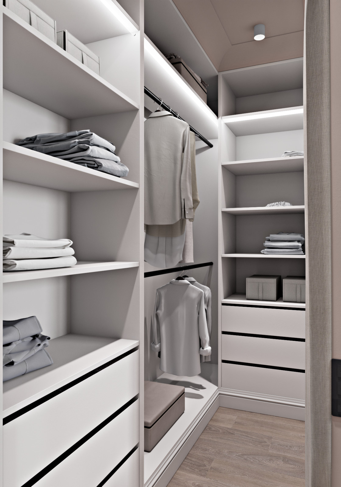 Wardrobe. Гардеробная.