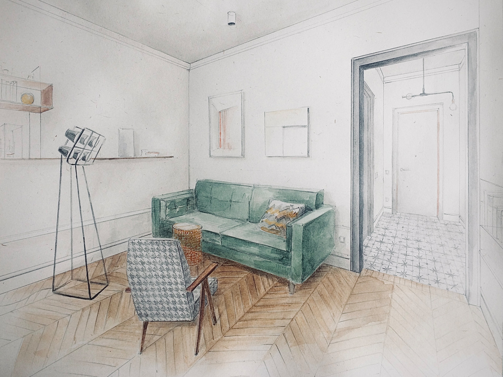 Sketch. Эскиз.