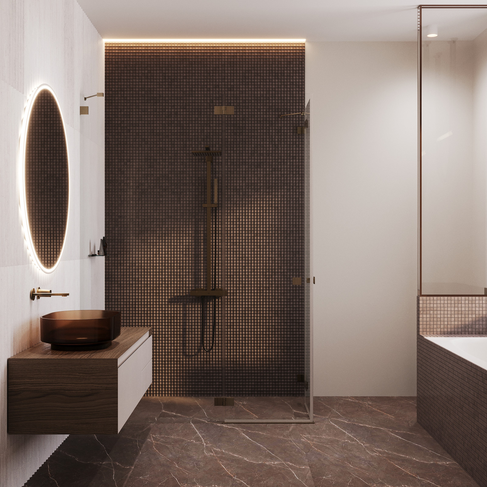 Bathroom with a window