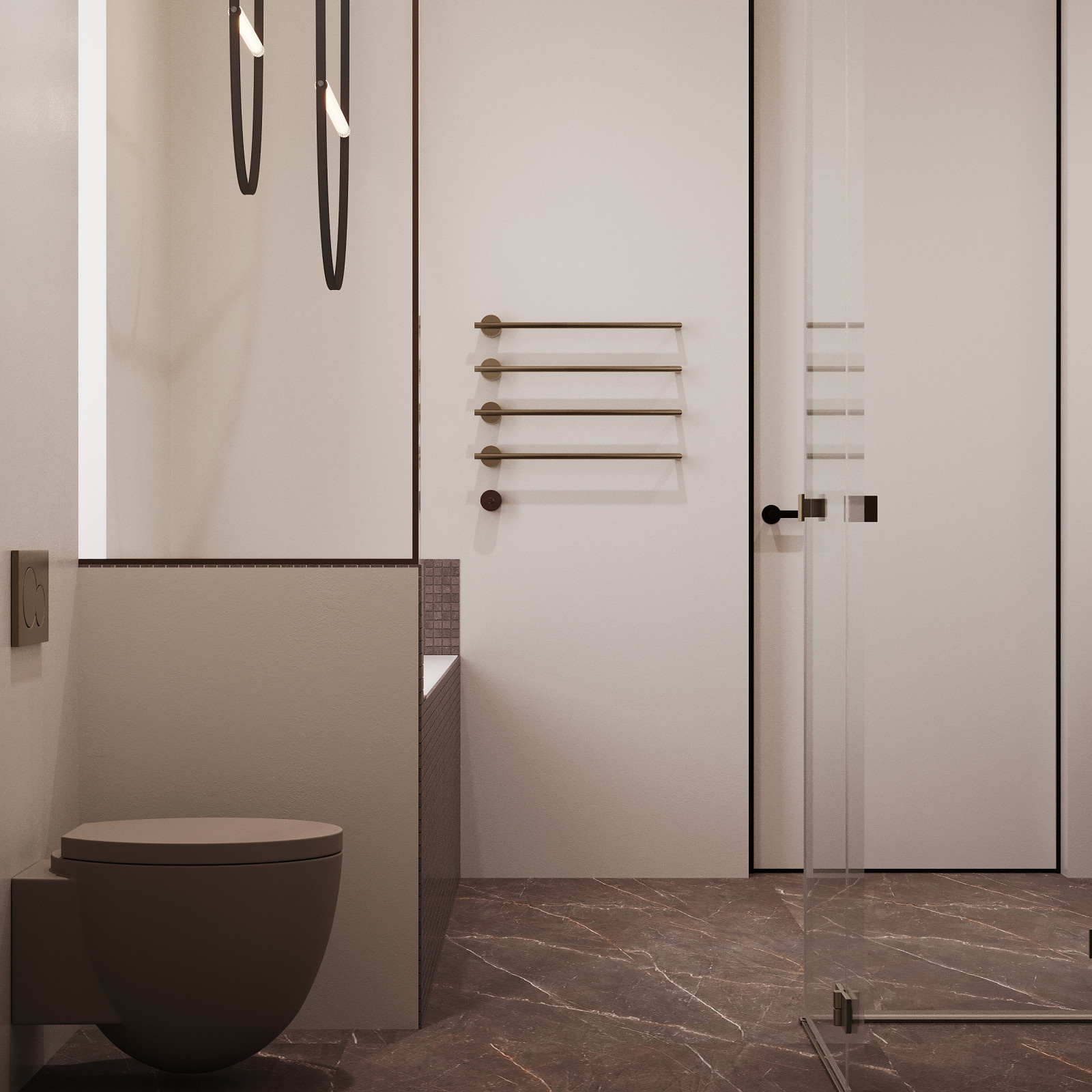 Bathroom witha a window