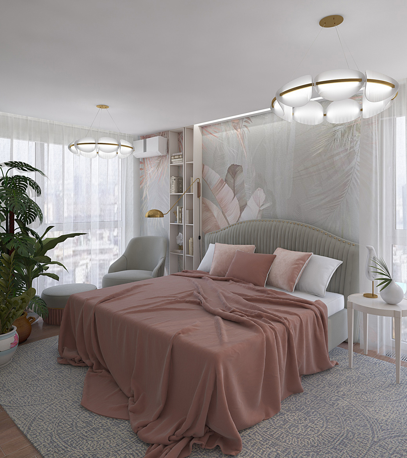 Трехкомнатная квартира 91 м.кв