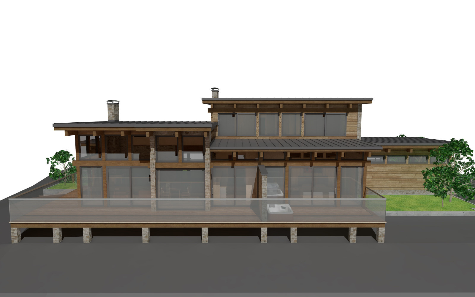 TIMBER FRAME HOUSE TF 3450