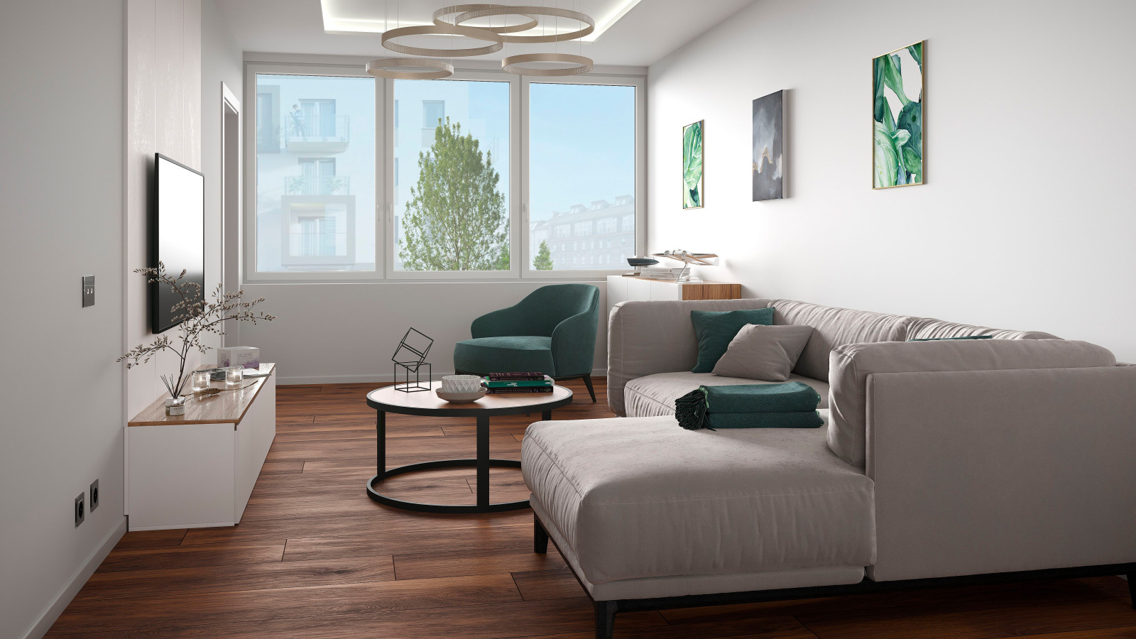 Maisonette-Wohnung mit Wendeltreppe